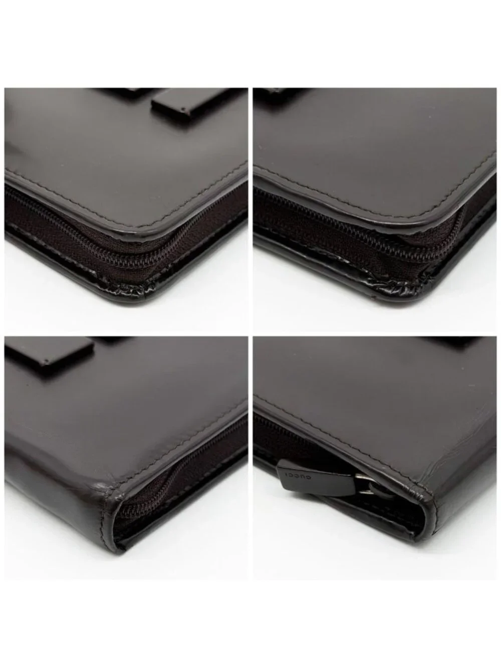 Gucci Era Zip Around Leather GG Wallet